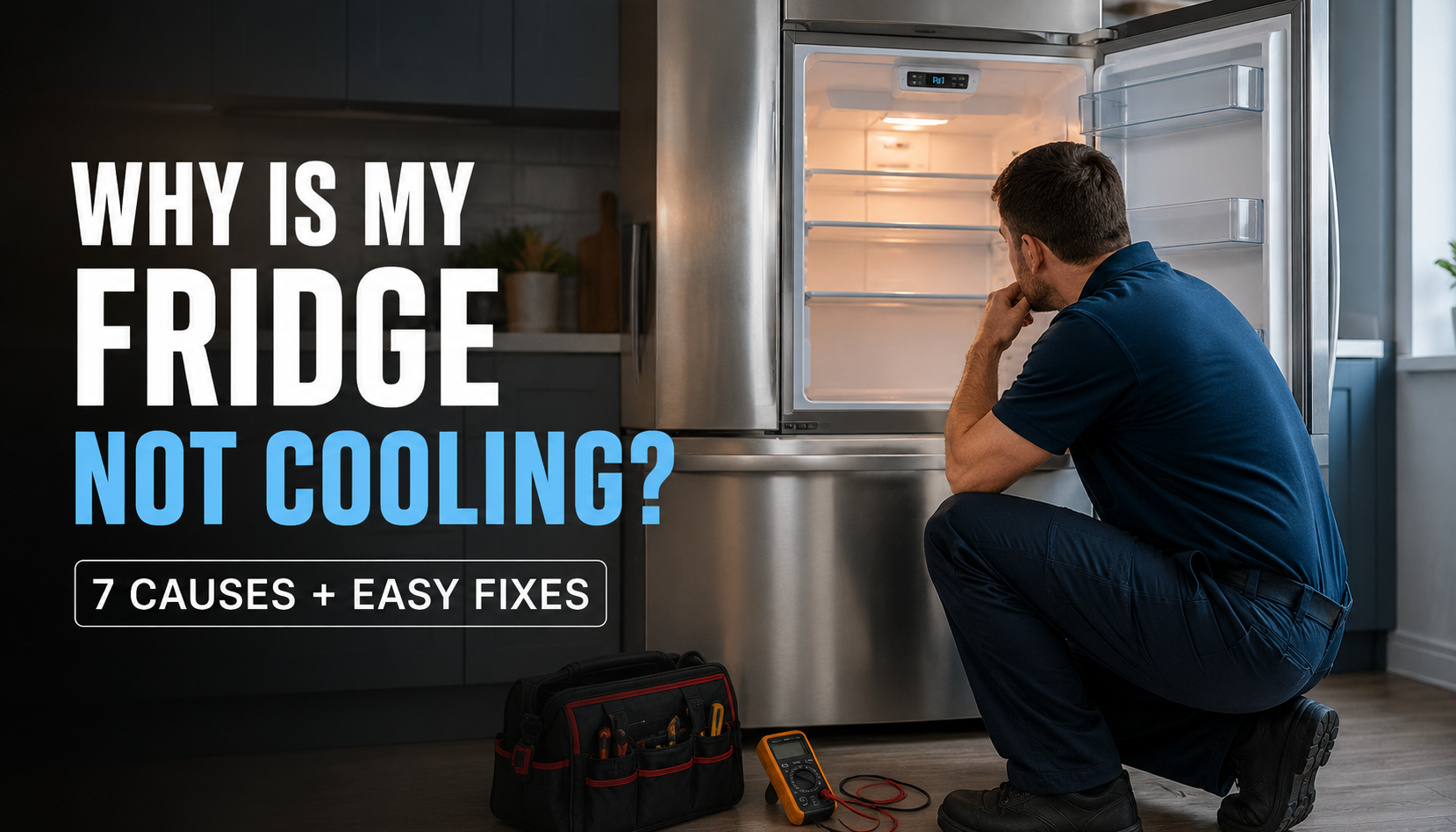 Why Is My Fridge Not Cooling? (7 Causes + Easy Fixes)